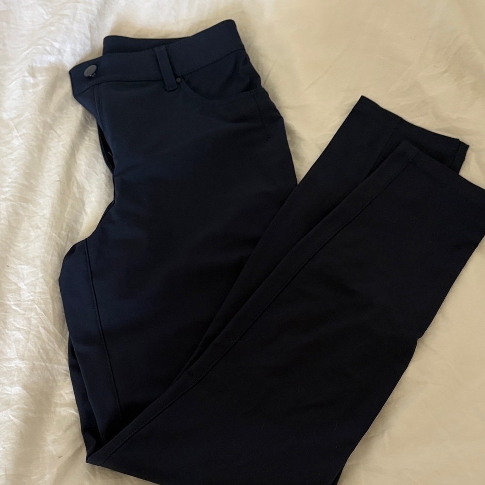 Lululemon Navy City Sleek 5 Pocket Pants 30”